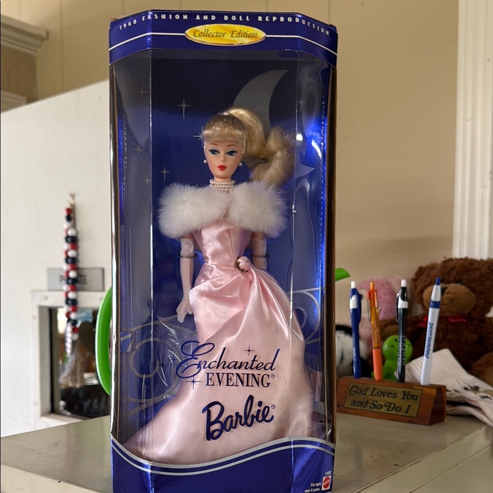 Barbie Enchanted Evening Doll - Pink and White
